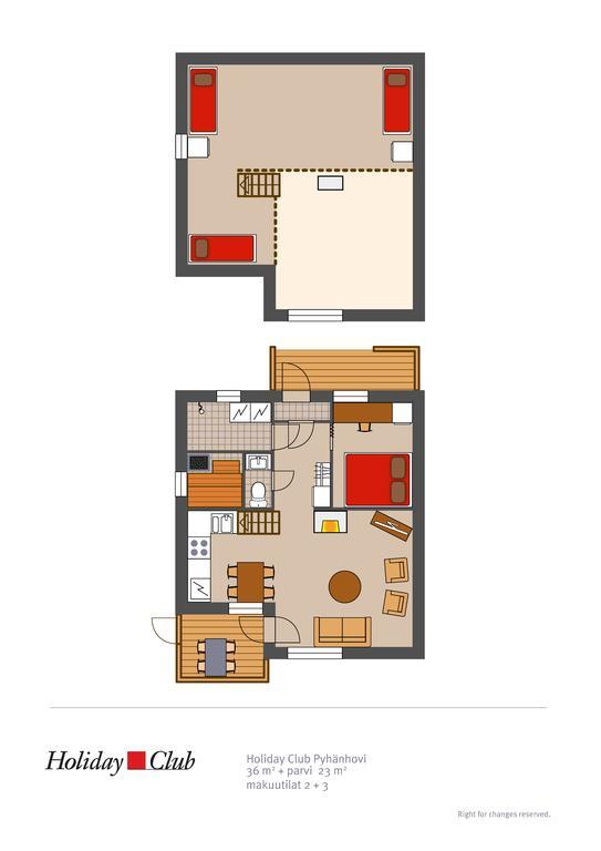 פיהטונטורי Holiday Club Pyhae Apartments מראה חיצוני תמונה